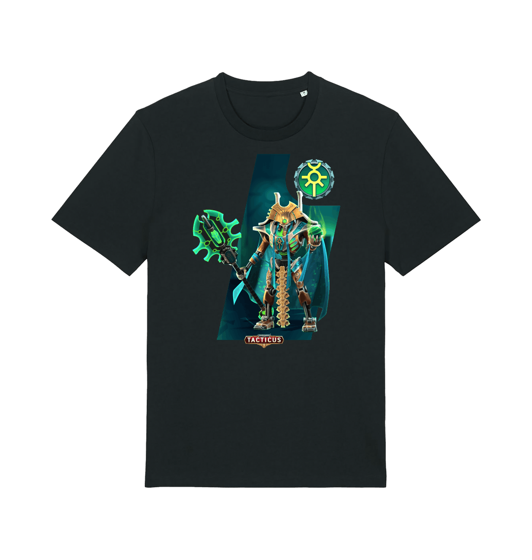 Black Printed T-shirt Front